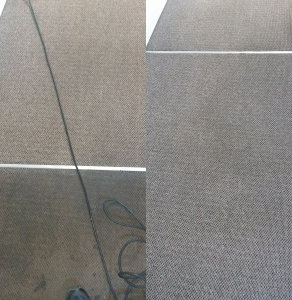 before and after pictures of cleaned office carpets true clean